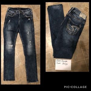 Silver Suki Jeans